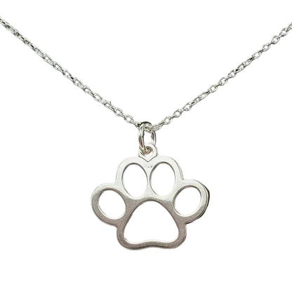 Good Pup Paw Print Necklace