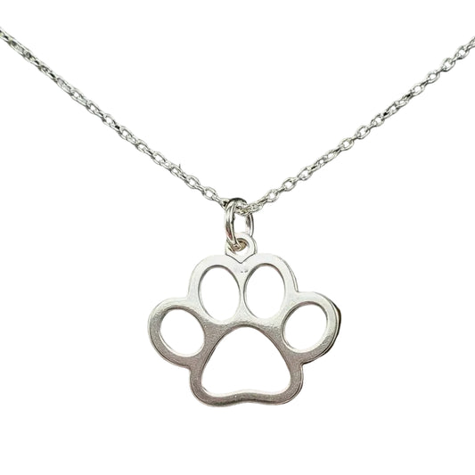 Good Pup Paw Print Necklace