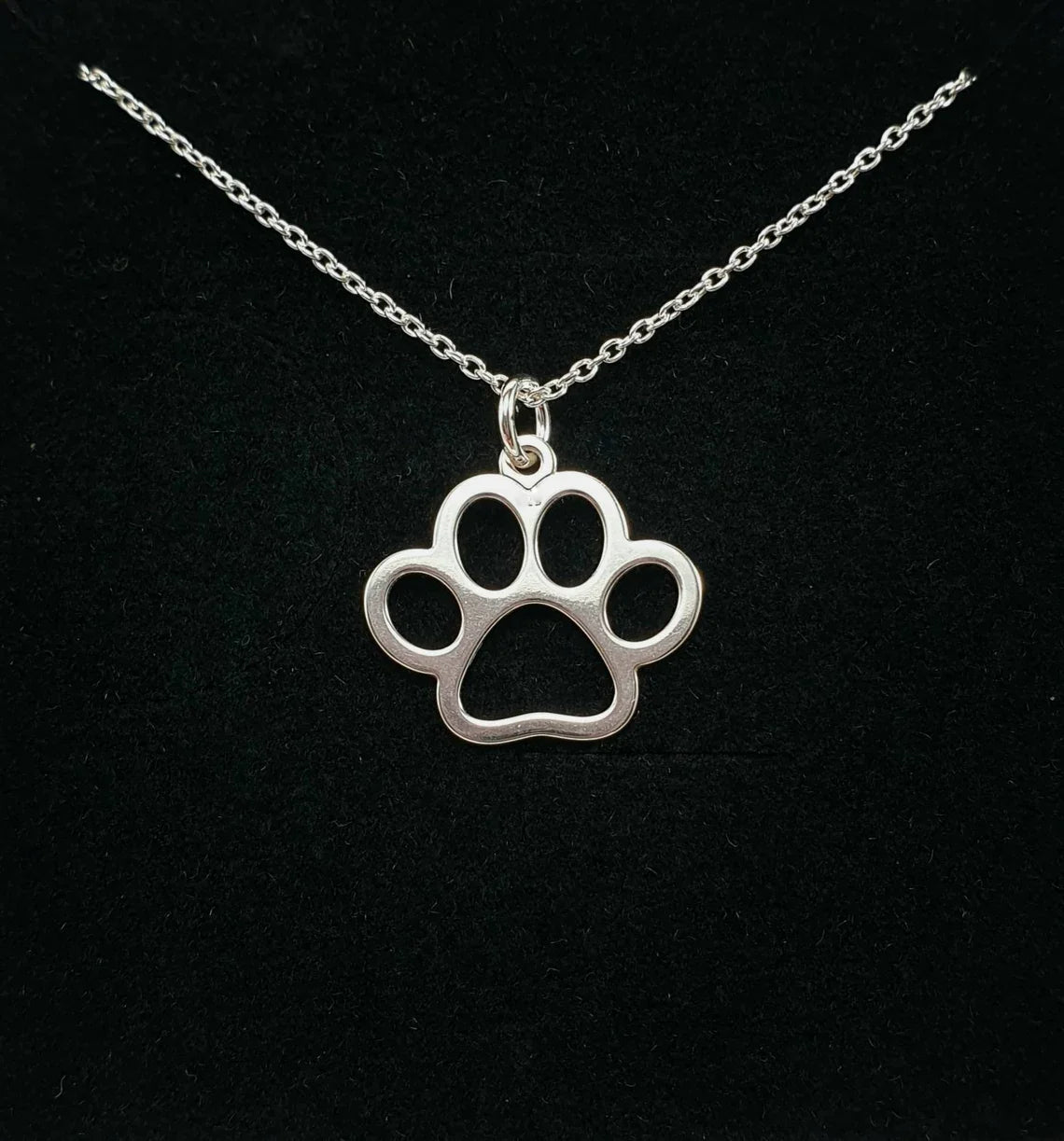 Good Pup Paw Print Necklace