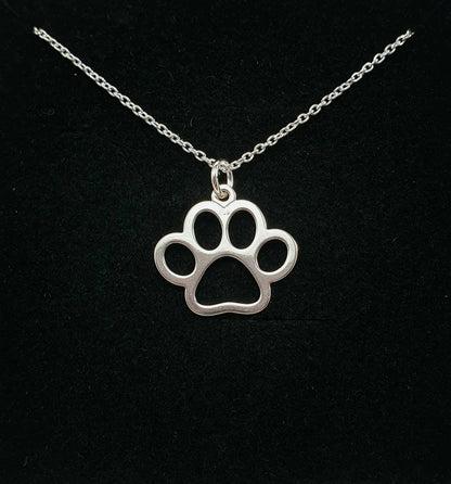 Good Pup Paw Print Necklace