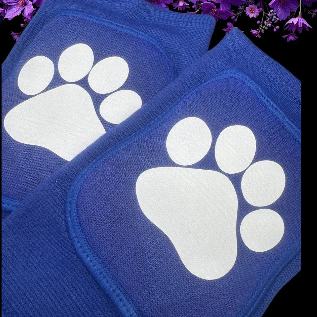 Blue Paw Knee Pads - Puppy's Aesthetics
