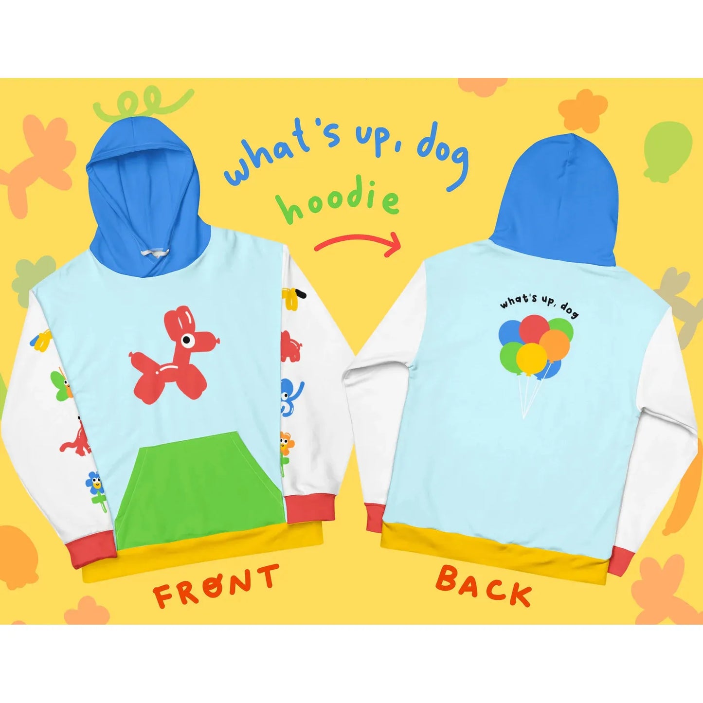 Balloon Dog Hoodie 2XS - 6XL