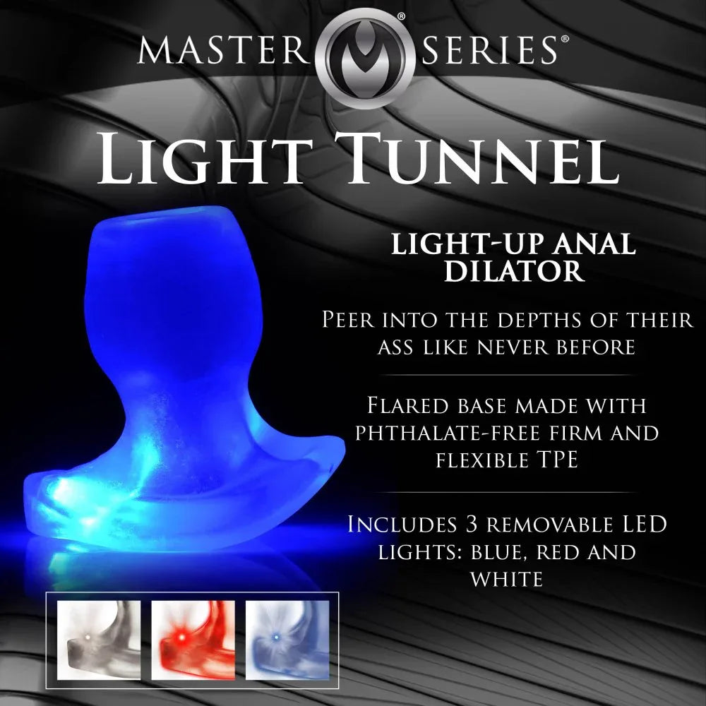 Light-Tunnel Light-Up Anal Dilator - Puppy's Aesthetics