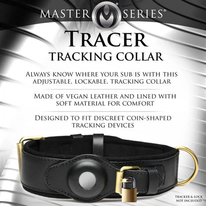 Leather Tracking Collar for Your Curious Sub - Puppy's Aesthetics
