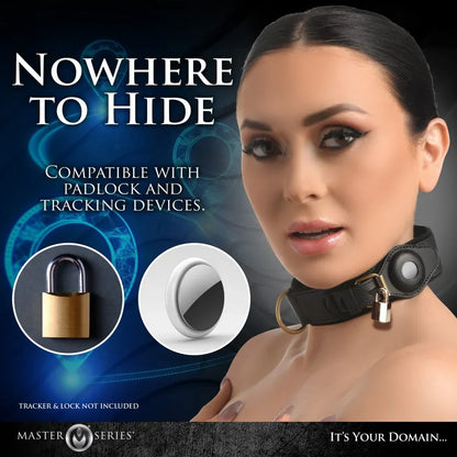 Leather Tracking Collar for Your Curious Sub - Puppy's Aesthetics