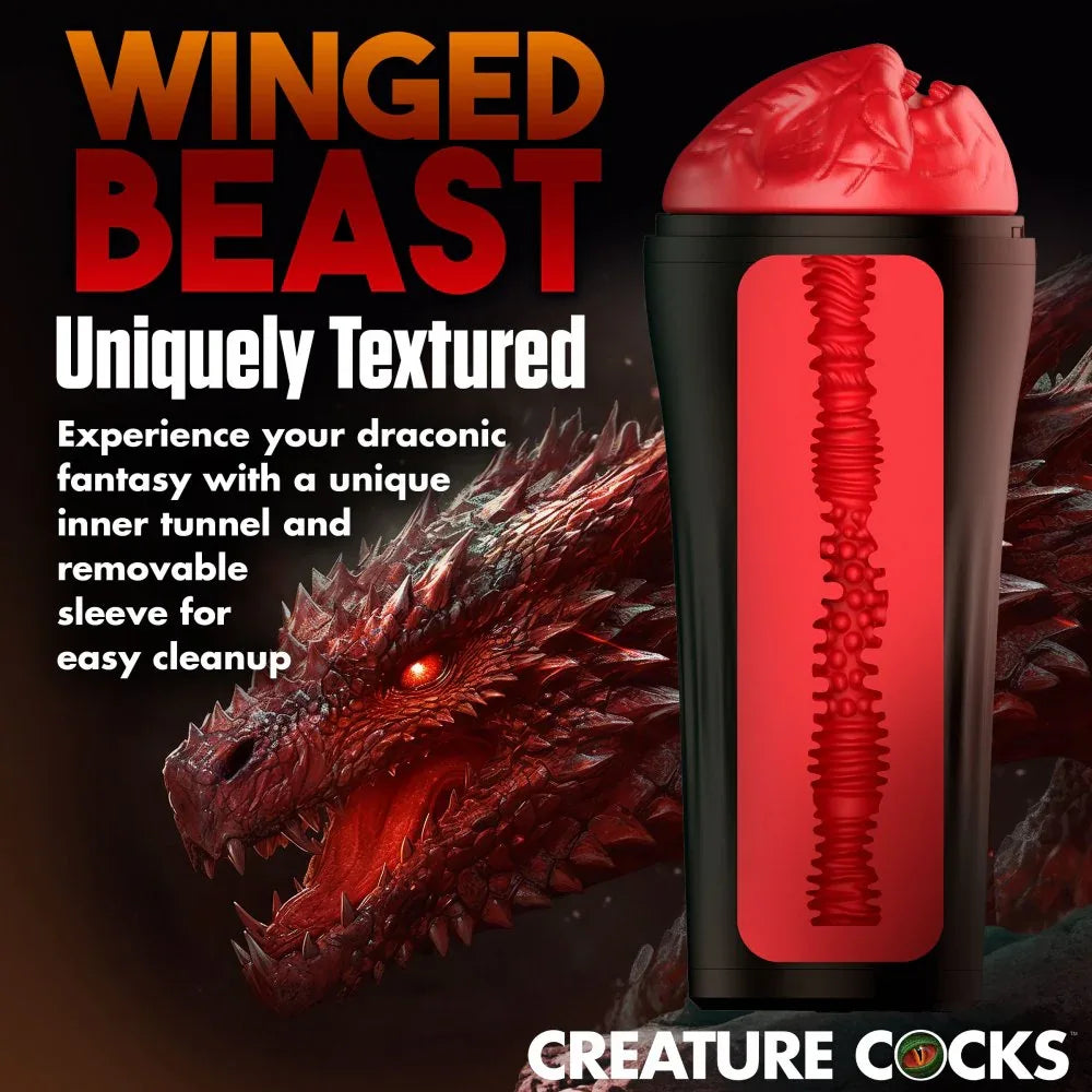 Dragon Snatch Stroker – Red Dragon - Puppy's Aesthetics