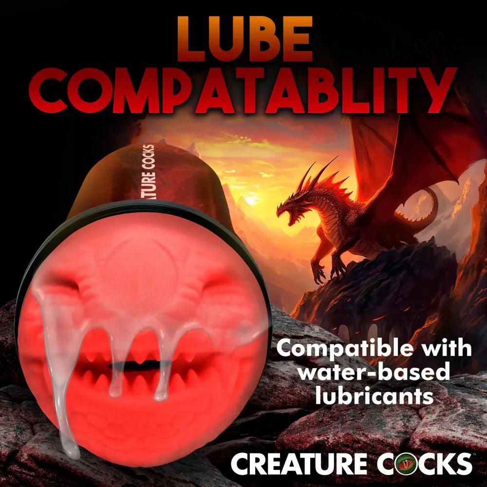 Dragon Snatch Stroker – Red Dragon - Puppy's Aesthetics
