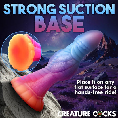 Glow Galactic Invader Silicone Dildo - Puppy's Aesthetics