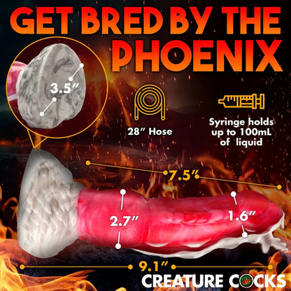 Resurrector Phoenix Squirting Silicone Dildo - Puppy's Aesthetics