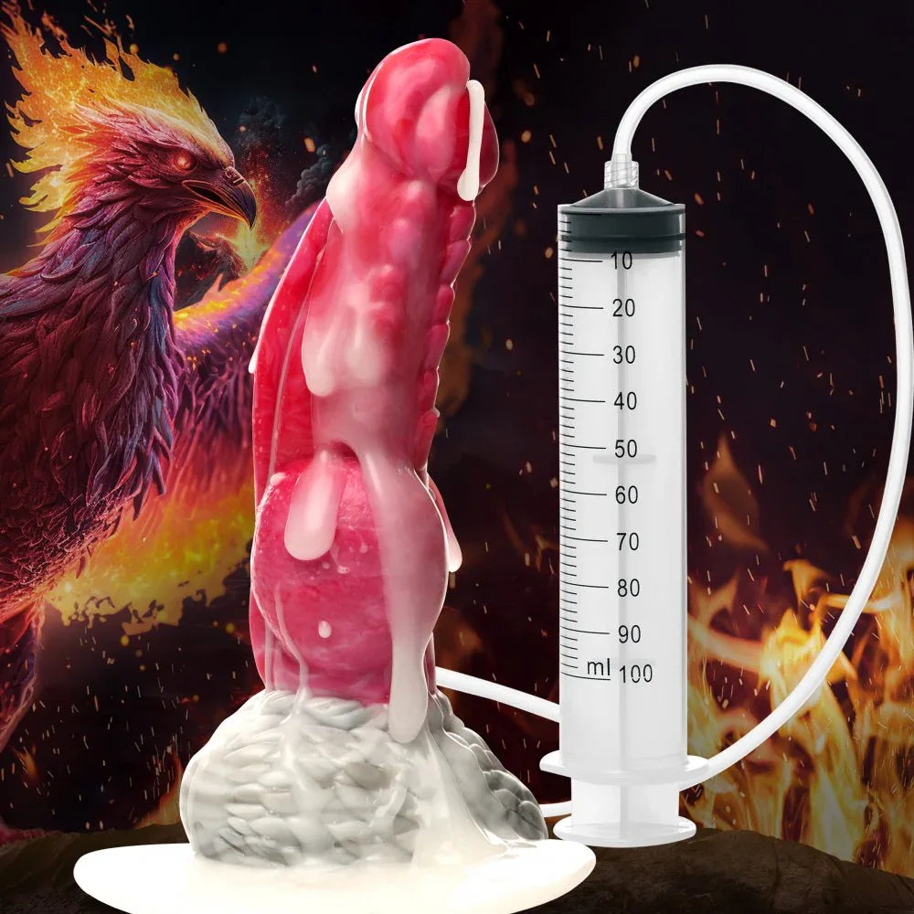 Resurrector Phoenix Squirting Silicone Dildo - Puppy's Aesthetics