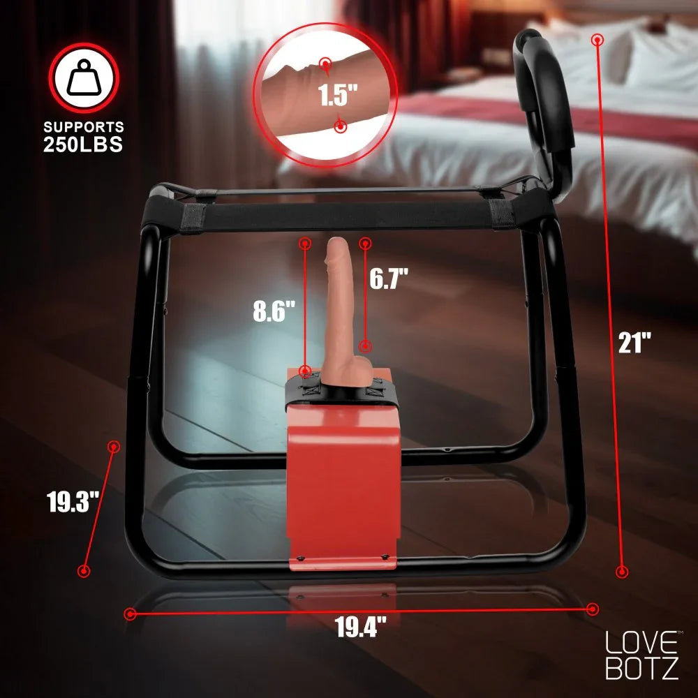 Bangin' Bench with Thrusting and Vibrating Dildo - Puppy's Aesthetics