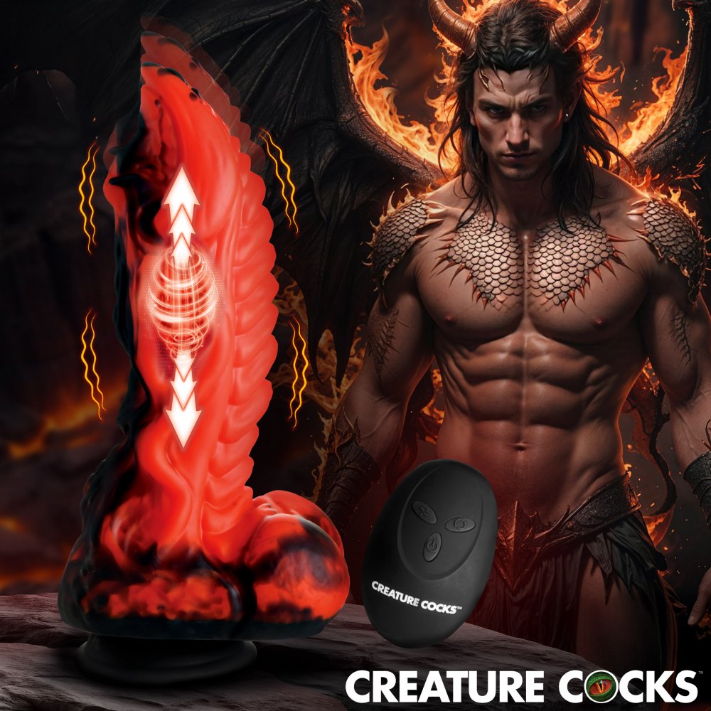 Dragon Thrust – Vibrating Silicone Fantasy Dildo