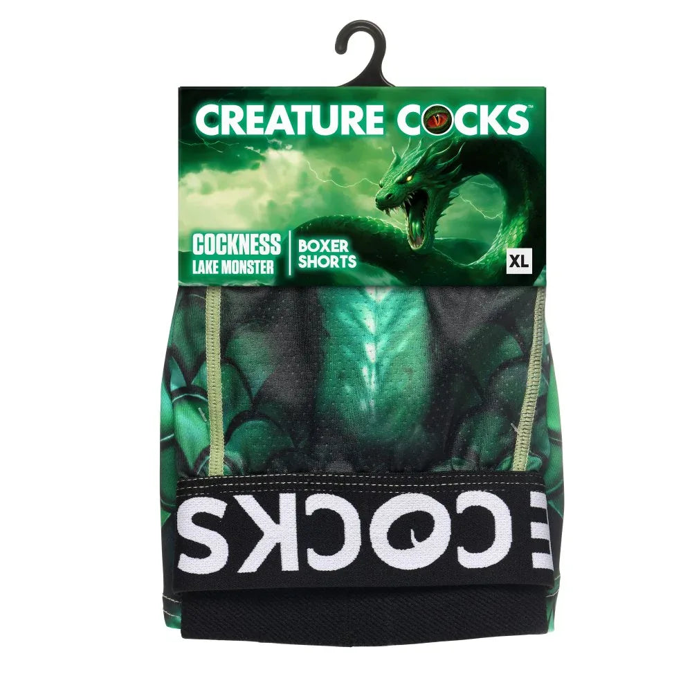 Lake Monster Boxer Shorts - Creature Wear - Puppy's Aesthetics