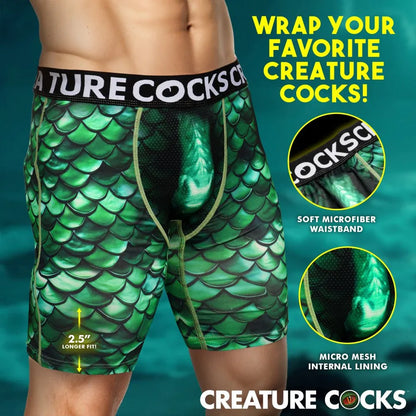 Lake Monster Boxer Shorts - Creature Wear - Puppy's Aesthetics