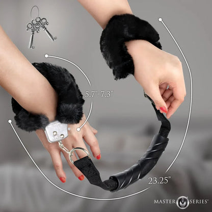 The Handler Furry Handcuffs with Handle - Puppy's Aesthetics