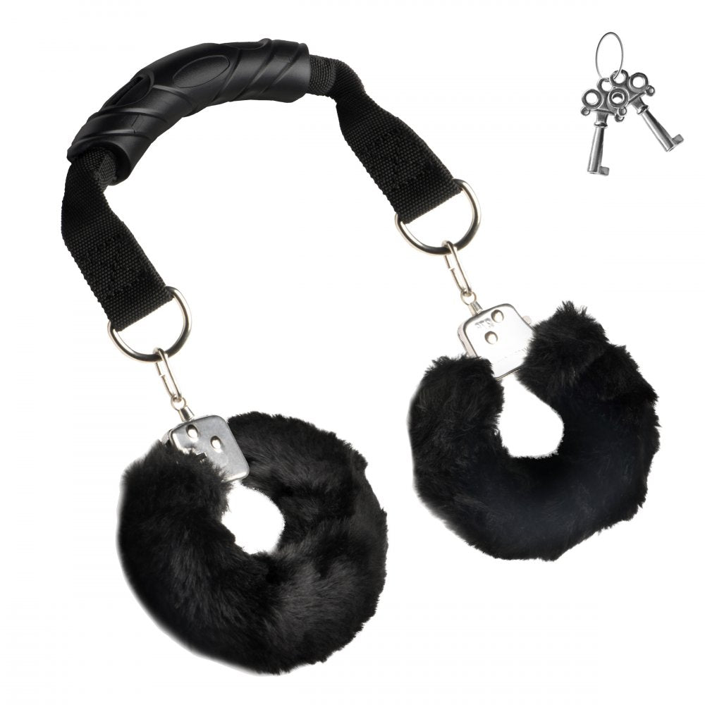 The Handler Furry Handcuffs with Handle