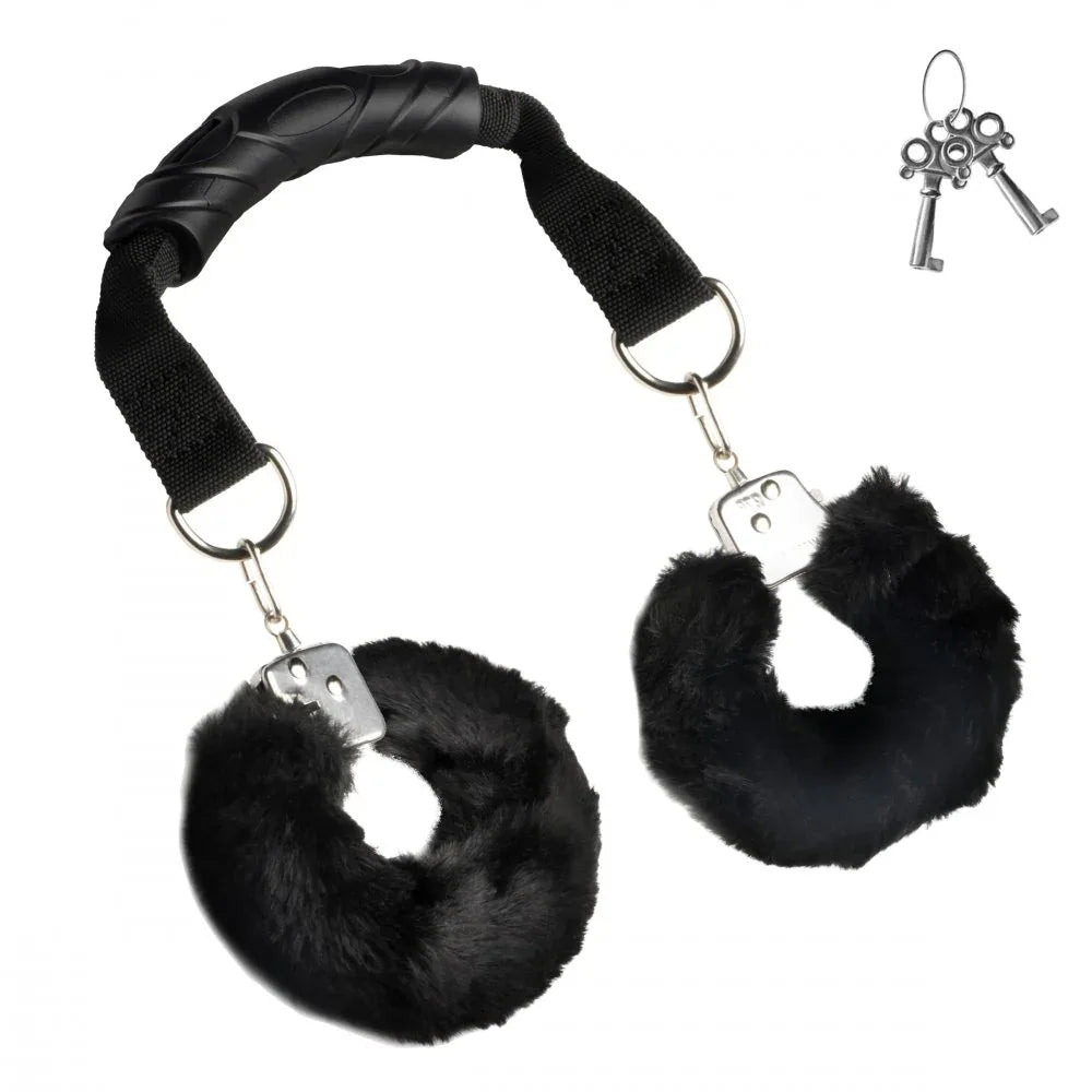 The Handler Furry Handcuffs with Handle - Puppy's Aesthetics