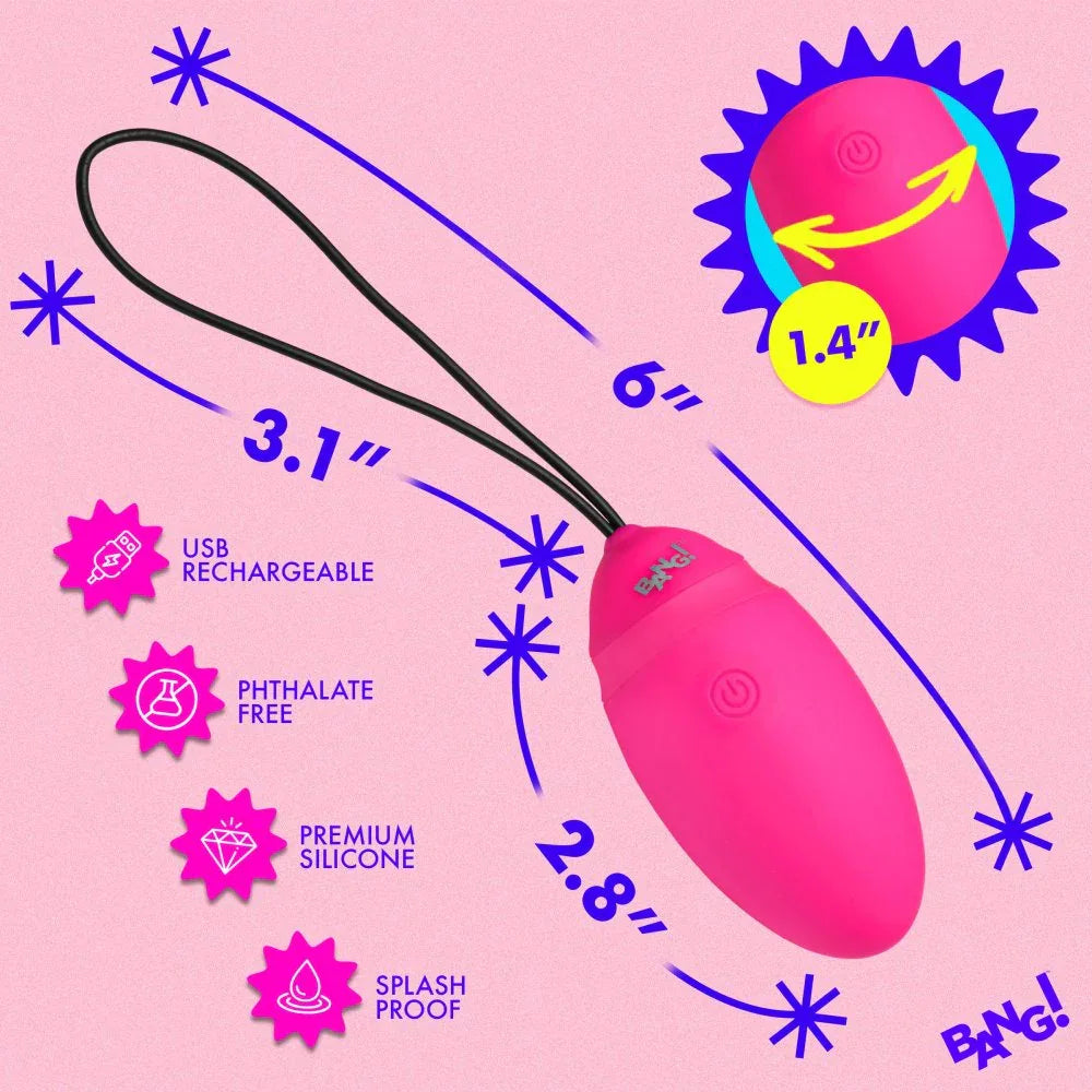 Silicone Egg with Digital Remote - Puppy's Aesthetics