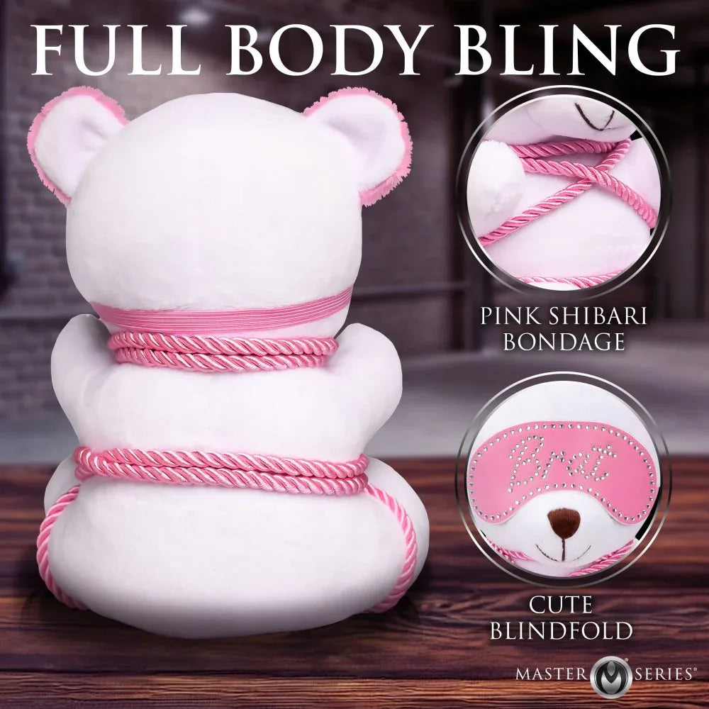 Bratty Bondage Bear Plushie - Puppy's Aesthetics