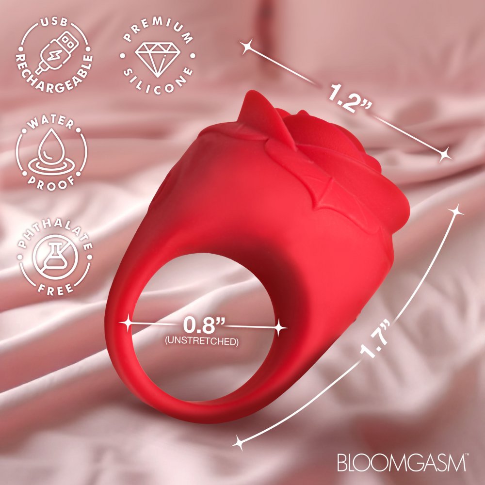 Rose Ring Finger Vibrator
