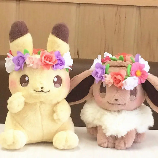 Adorable Flower Crown Pokemon Plush Puppy's Aesthetics