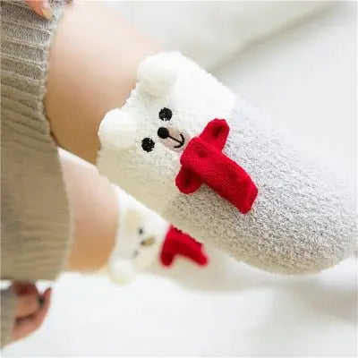 Adorable Plush Animal Knee Socks Puppy's Aesthetics