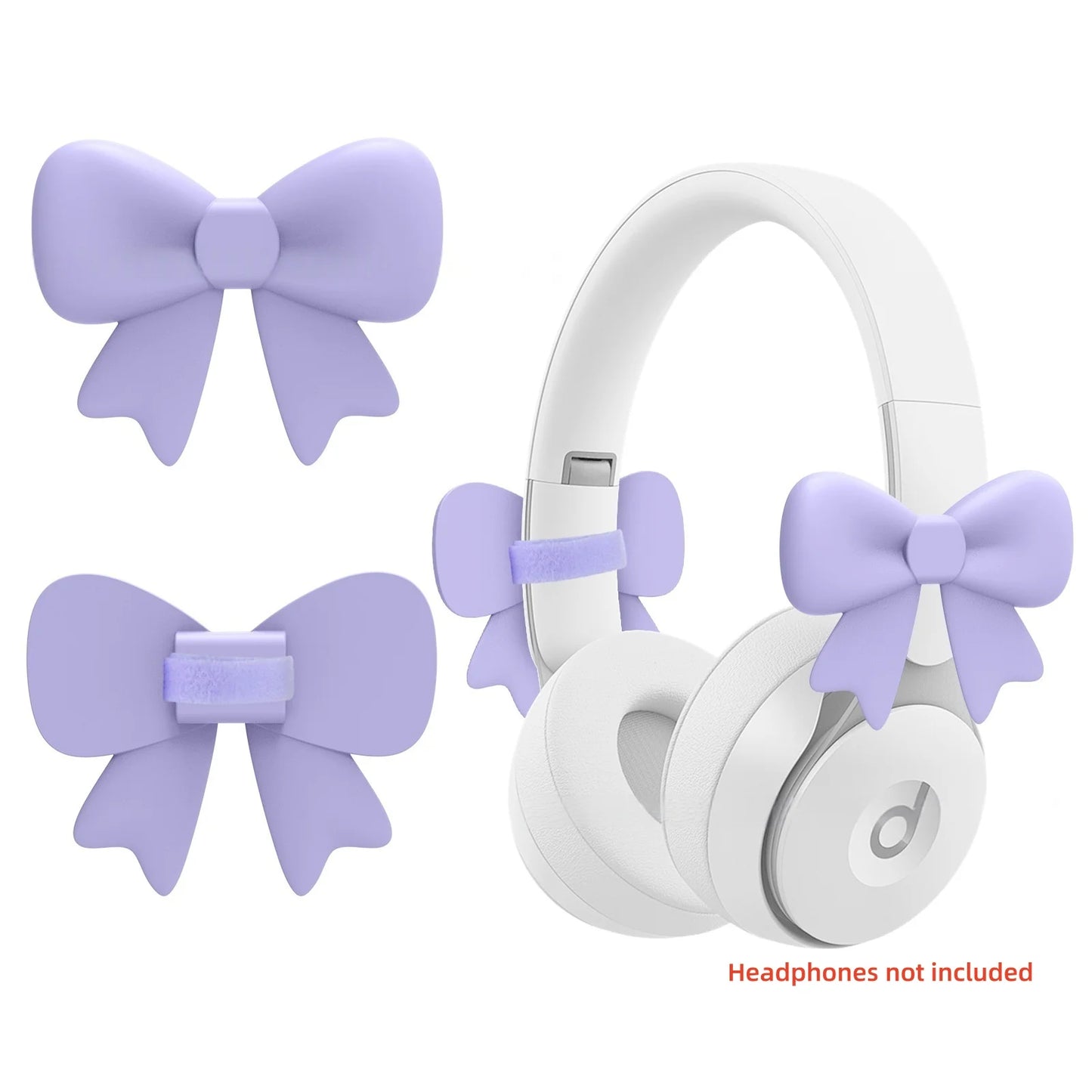 Coquette Bow Headphone Clips (2pcs Set)