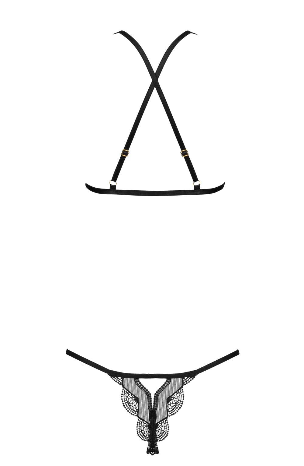 Angie Lingerie Set with Lace Teddy