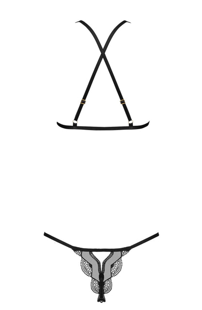 Angie Lingerie Set with Lace Teddy