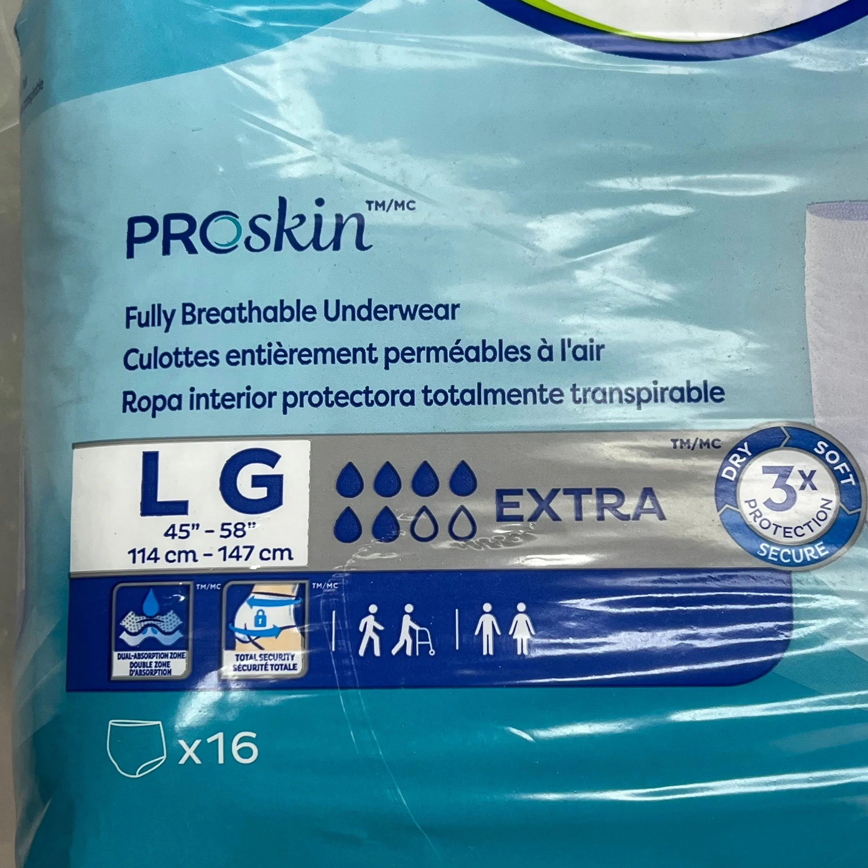 TENA (2 PACK LG) Proskin Adult Diapers - Puppy's Aesthetics