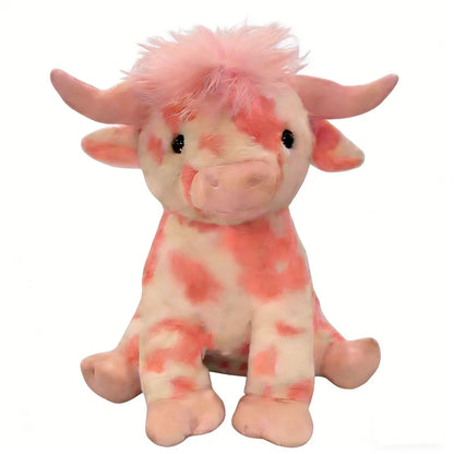 Valentine Sweetheart Pink Cow Plush - Puppy's Aesthetics