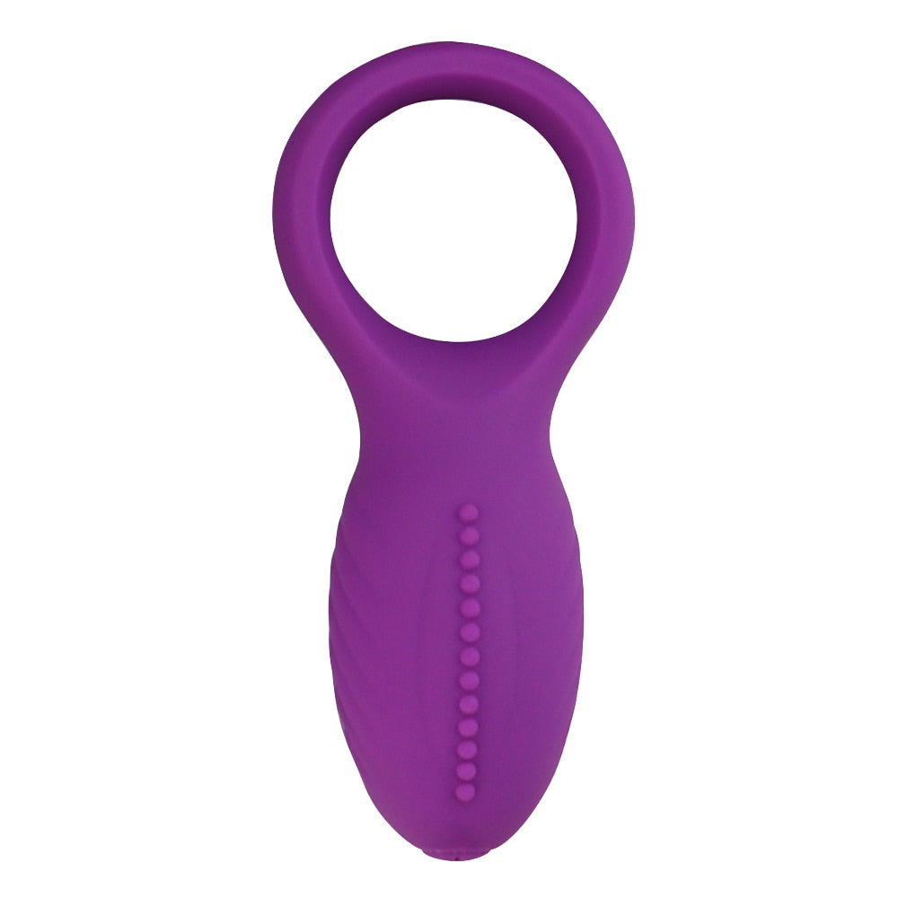 Soft Silicone Devil Wings Dual Vibrating Ring