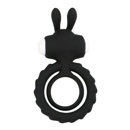 Soft Silicone Devil Wings Dual Vibrating Ring