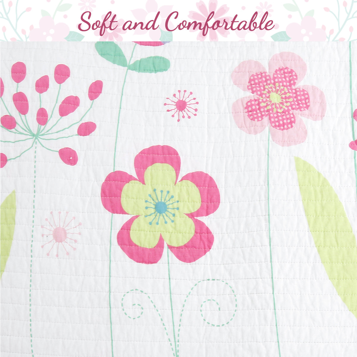 Blossom Floral Purple Flower Throw Pillow