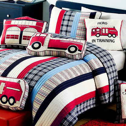Fire Hero Square Decor Throw Pillow