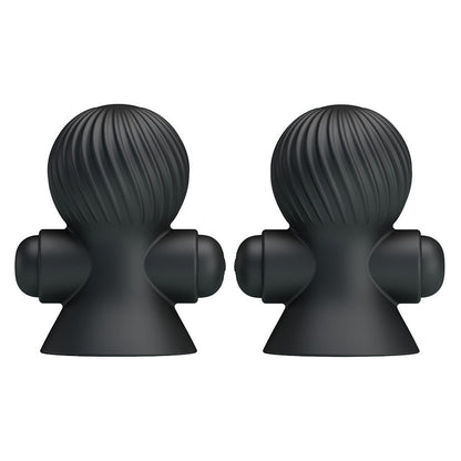 Pretty Love Rechargeable Nipple Suckers-Black