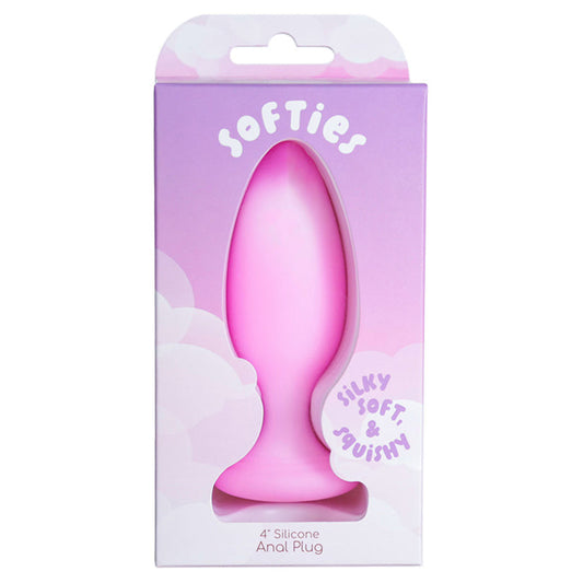 Softies Dual Layer Anal Plug-Pink