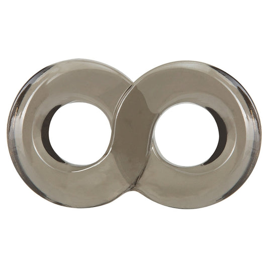 Stay Hard Cock Ring and Ball Strap-Black