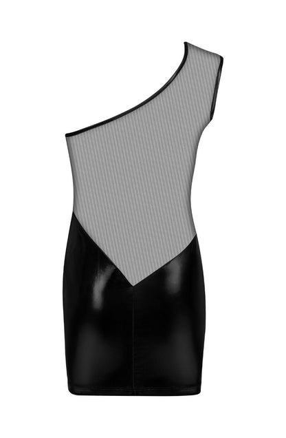 Loreen Sensual Dress with Sheer Mesh and Cut-Outs