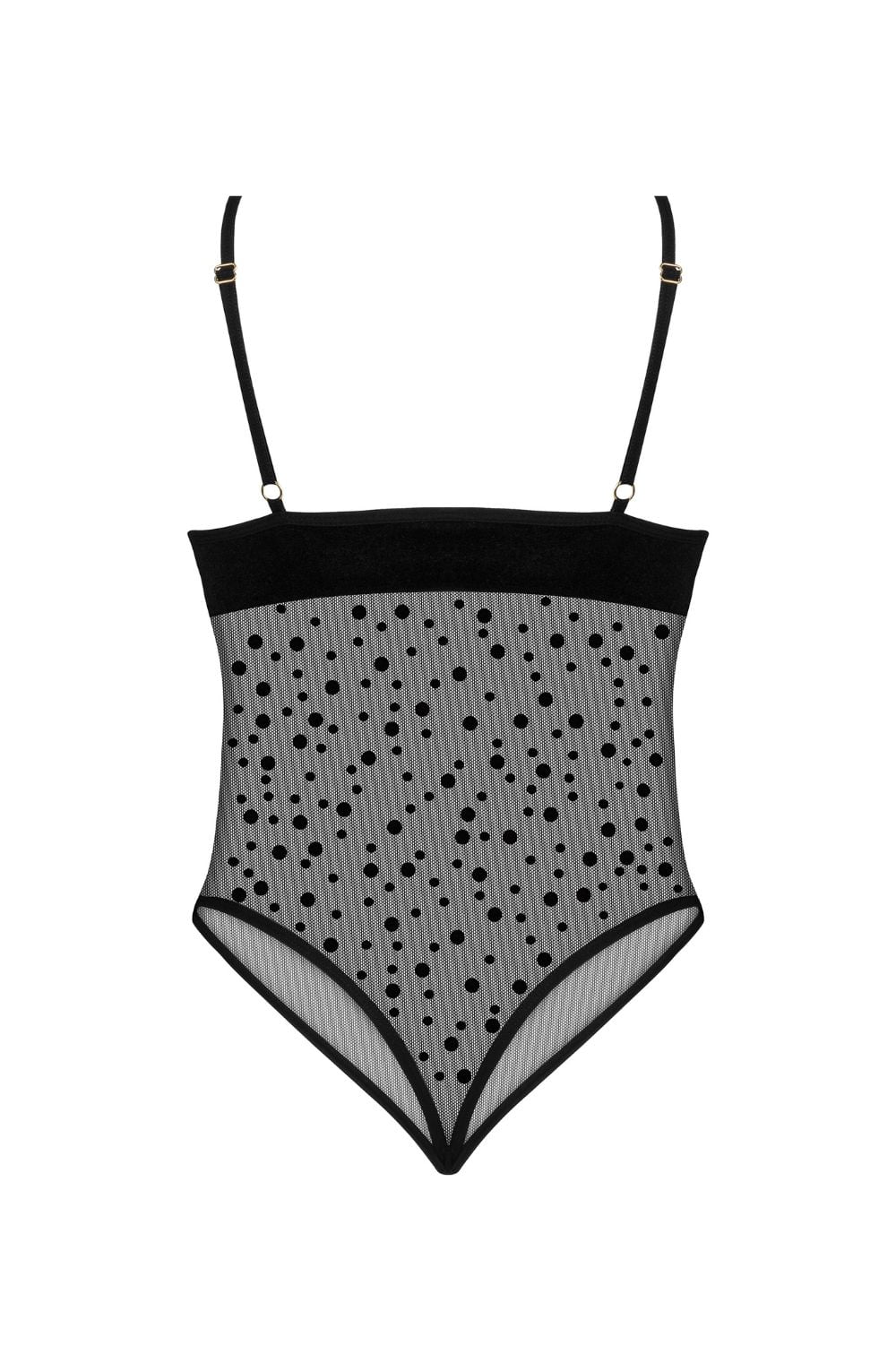 Loreen Sensual Dress with Sheer Mesh and Cut-Outs