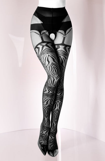Crotchless Tights (Black)