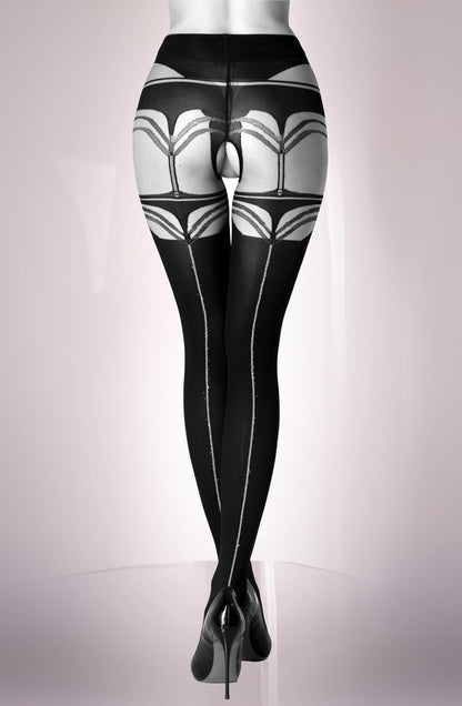 Crotchless Tights (Black)