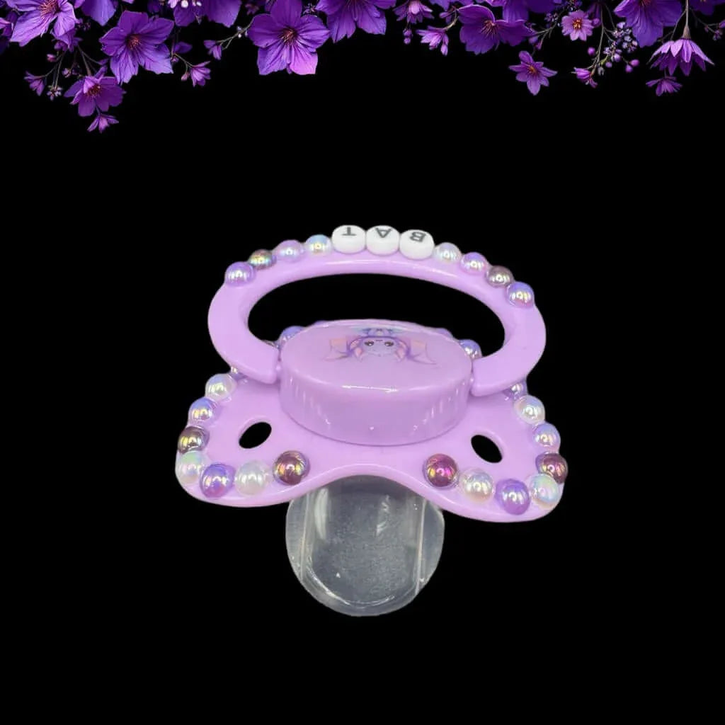 Baby Bat Adult Beaded Pacifier - Puppy's Aesthetics