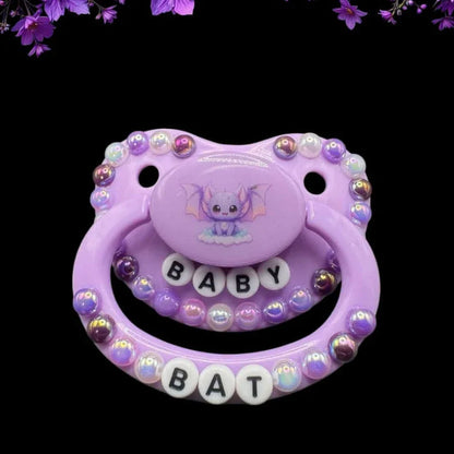 Baby Bat Adult Beaded Pacifier - Puppy's Aesthetics