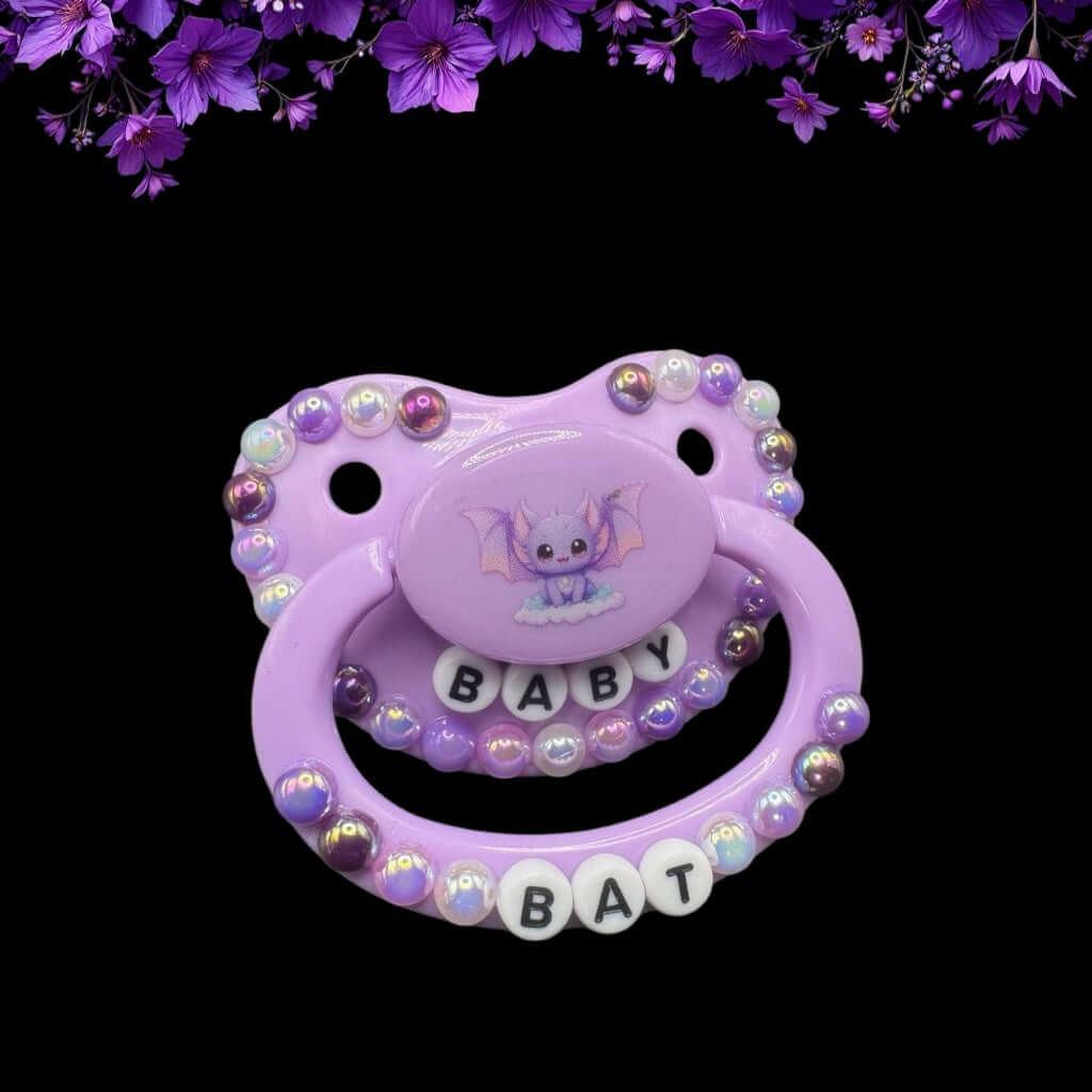 Baby Bat Adult Beaded Pacifier - Puppy's Aesthetics