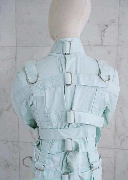 Baby Mint ABDL Straitjacket | Premium Adult Restraint w/ D-Rings & Straps
