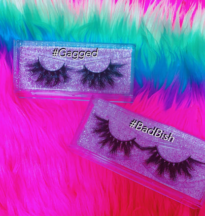 #GAGGED 3D DreamDoll Lashes *GLITTER* Case