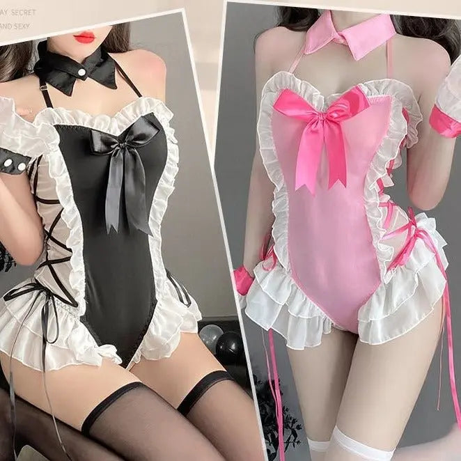 Beautiful Lolita Lace Maid Outfit Puppy's Aesthetics