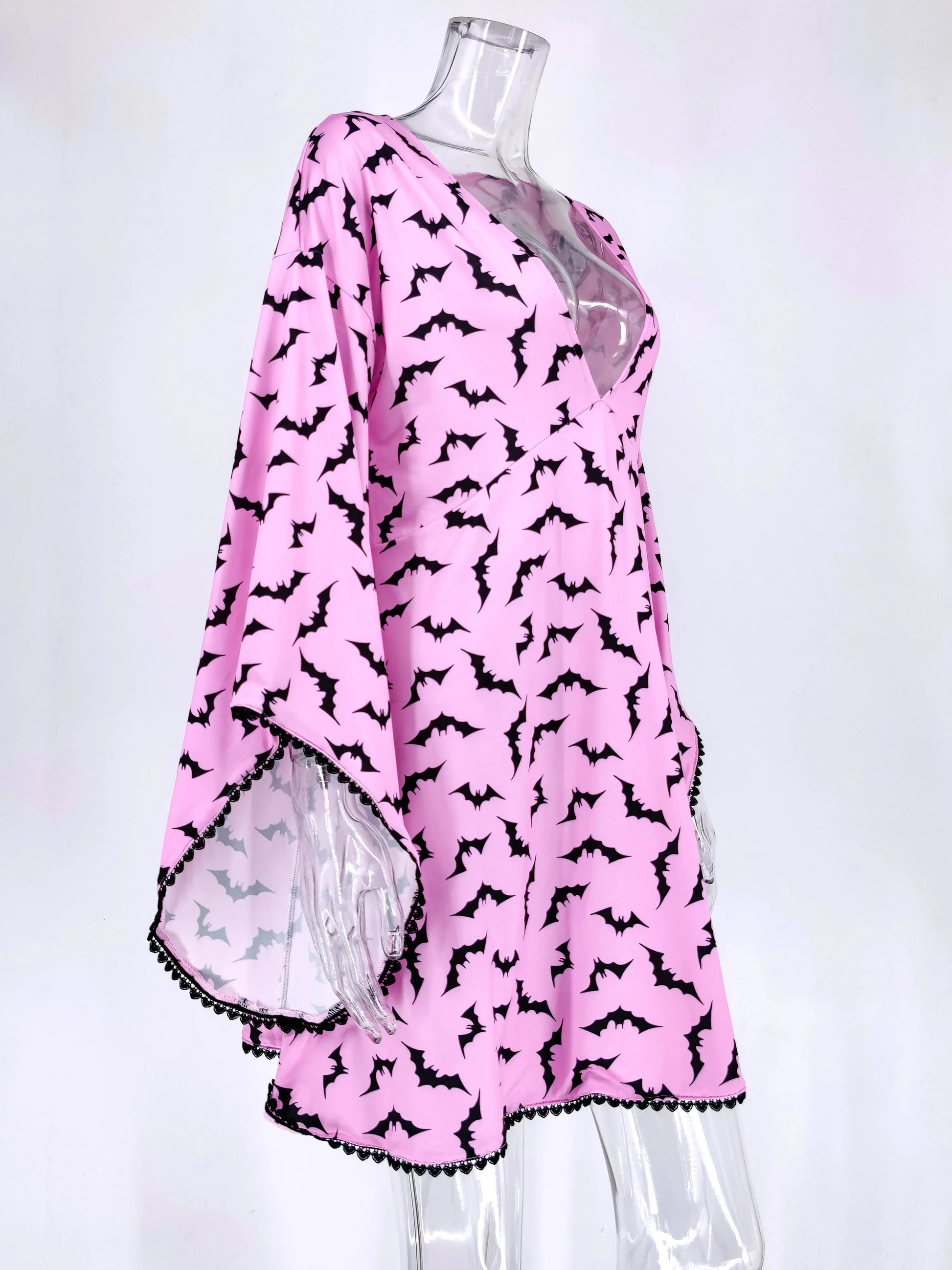 Beautiful Pastel Goth Bat Dress Puppy's Aesthetics