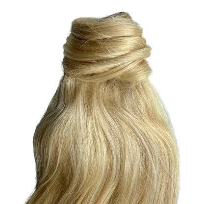 Bleach Blonde Human Hair Ponytail